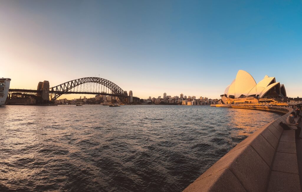 A beautiful view of opera house of Australia