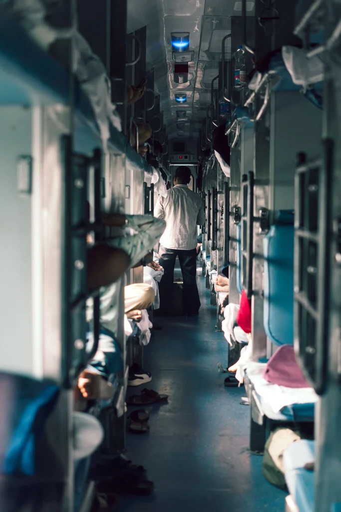 Overnight sleeper train, a key budget-saving move on this route